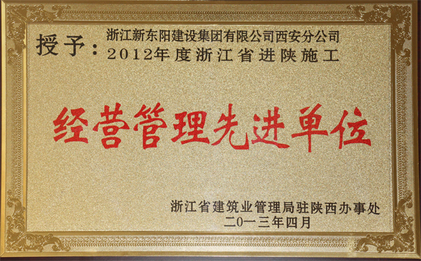 浙江新东阳建设集团有限公司